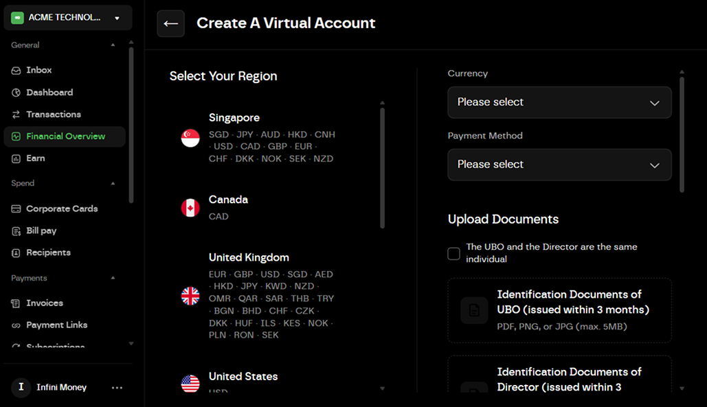 Multi-Currency Global Accounts